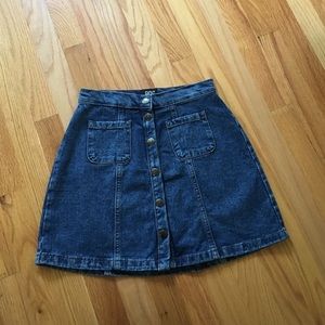 Urban Outfitters button up denim skirt